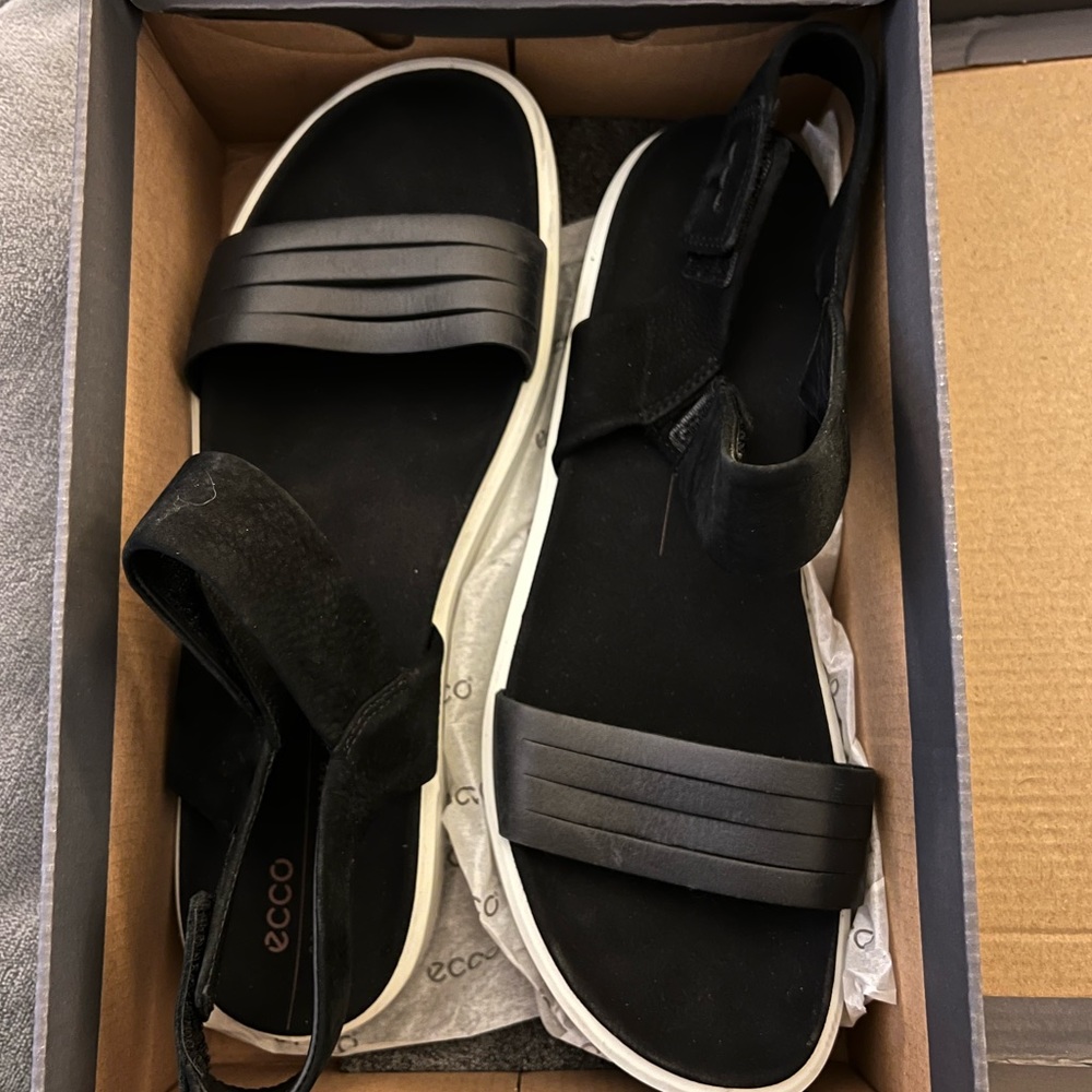 Ecco Flowt LX Wedge Sandal, Super comfortable, sz. 11 (EU42)